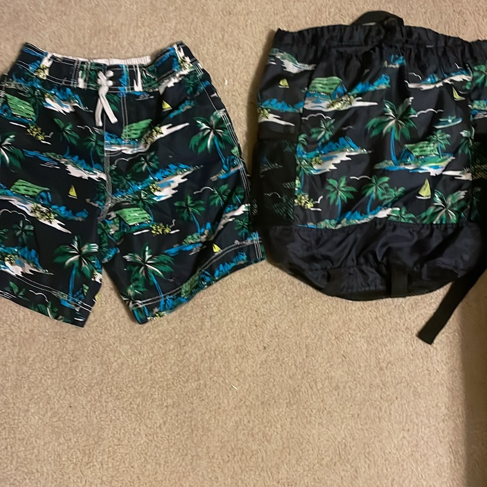 Children’s Place Swim Bag with Matching Trunks